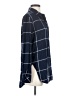 Athleta 100% Cotton Plaid Blue Long Sleeve Button-Down Shirt Size S - photo 4