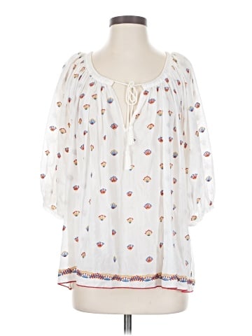 Ottod'Ame 3/4 Sleeve Blouse (view 1)