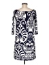 Auditions Paisley Blue Casual Dress Size M - photo 2