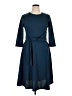 Assorted Brands Solid Blue Casual Dress Size 0X (estimated) - photo 1