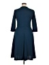 Assorted Brands Solid Blue Casual Dress Size 0X (estimated) - photo 2