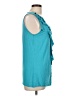 Cremieux Teal Sleeveless Blouse Size L - photo 4