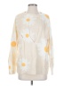 Unbranded 100% Acrylic Floral Ivory Pullover Sweater Size S - photo 1
