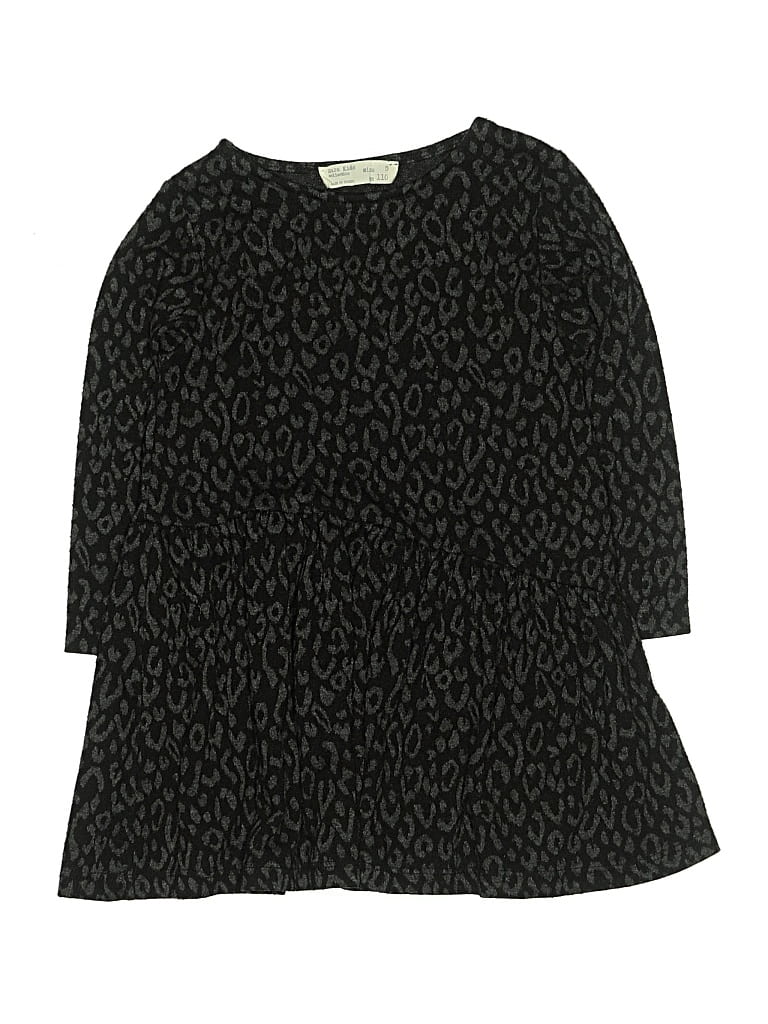 Pre-owned Zara Kids' Dress In Black