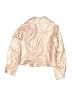 Blueberi Boulevard 100% Polyurethane Metallic Gold Pink Jacket Size 7 - 8 - photo 2