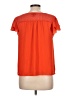 Mossimo 100% Polyester Orange Short Sleeve Blouse Size L - photo 2