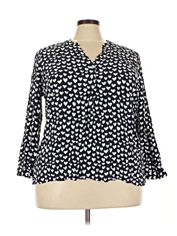 Como Blu 3/4 Sleeve Henley (view 1)