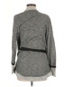 AB Studio 100% Polyester Gray Cardigan Size M - photo 2