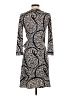 BCBGMAXAZRIA Paisley Gray Casual Dress Size XXS - photo 2