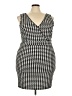 Shein Curve Houndstooth Black Cocktail Dress Size 3X - photo 1