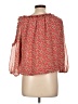 Max Studio 100% Polyester Red 3/4 Sleeve Blouse Size L - photo 2