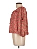 Max Studio 100% Polyester Red 3/4 Sleeve Blouse Size L - photo 5