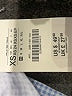 Zara Checkered-gingham Blue Long Sleeve Button-Down Shirt Size XS - photo 9