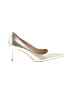 Bruno Magli Metallic Silver Ivory Heels Size EU 40 1/2 - photo 1