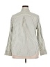 Torrid Stripes Ivory Long Sleeve Button-Down Shirt Size 2X Plus (2) - photo 2