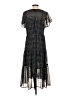 Current Air Polka Dots Black Casual Dress Size XS - photo 2