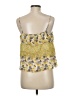 Apostrophe 100% Polyester Yellow Sleeveless Blouse Size M - photo 2
