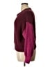 A New Day Color Block Burgundy Pullover Sweater Size XL - photo 5