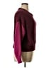 A New Day Color Block Burgundy Pullover Sweater Size XL - photo 4