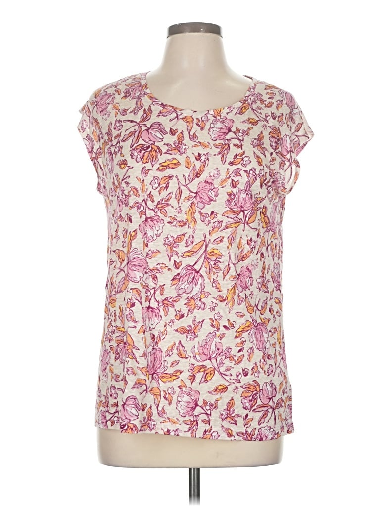 Pre-owned Haute Hippie Short Sleeve Blouse In Pink