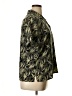 Notations 100% Polyester Tropical Green Short Sleeve Blouse Size XL - photo 4