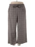 1.State Plaid Gray Casual Pants Size 16W - photo 1