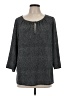 MICHAEL Michael Kors Gray 3/4 Sleeve Blouse Size L - photo 1