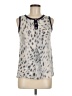 Lovely Melody Gray Sleeveless Blouse Size M - photo 1