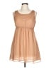 Forever 21 100% Polyester Solid Tan Casual Dress Size L - photo 1