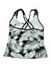 Unbranded Tropical Gray Swimsuit Top Size M - photo 2