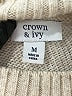 Crown & Ivy Stripes Yellow Ivory Pullover Sweater Size M - photo 7