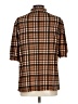 Anne Klein Brown Short Sleeve Blouse Size L - photo 2
