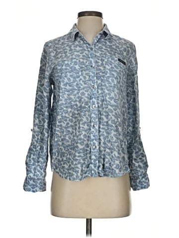 CALVIN KLEIN JEANS Long Sleeve Button-Down Shirt (view 1)