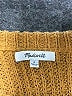 Madewell 100% Cotton Chevron-herringbone Brown Pullover Sweater Size S - photo 6
