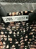 Zara Black 3/4 Sleeve Blouse Size S - photo 4