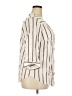 Torrid Stripes Ivory 3/4 Sleeve Button-Down Shirt Size 2X Plus (2) - photo 4