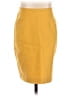 H&M Solid Yellow Formal Skirt Size 2 - photo 1