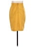 H&M Solid Yellow Formal Skirt Size 2 - photo 2