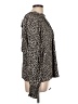 Gap 100% Rayon Animal Print Black Long Sleeve Blouse Size L - photo 4