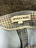 Veronica Beard 100% Linen Plaid Blue Linen Pants Size 4 - photo 6