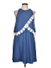 Tory Burch 100% Polyester Blue Cocktail Dress Size 10 - photo 1