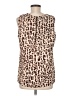 CAbi 100% Polyester Ivory Sleeveless Blouse Size M - photo 2