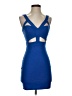 Foreign Exchange Blue Cocktail Dress Size S - photo 1