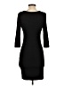 Soprano Solid Black Cocktail Dress Size S - photo 2