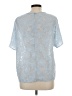 Shein 100% Polyester Blue Short Sleeve Blouse Size L - photo 2
