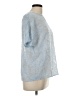 Shein 100% Polyester Blue Short Sleeve Blouse Size L - photo 4