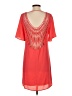 Unbranded 100% Polyester Solid Orange Casual Dress Size S - photo 2