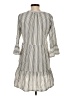 Mod-O-Doc Stripes Gray Casual Dress Size XS (0) - photo 2