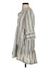 Mod-O-Doc Stripes Gray Casual Dress Size XS (0) - photo 5