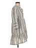 Mod-O-Doc Stripes Gray Casual Dress Size XS (0) - photo 4